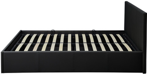 Lavendon Small Double Side Open Ottoman Bed-Black 19514827