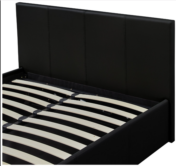 Lavendon Small Double Side Open Ottoman Bed-Black 19514827