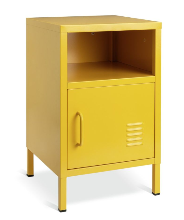 Habitat Stevie 1 Door Bedside Table - Mustard 17729047