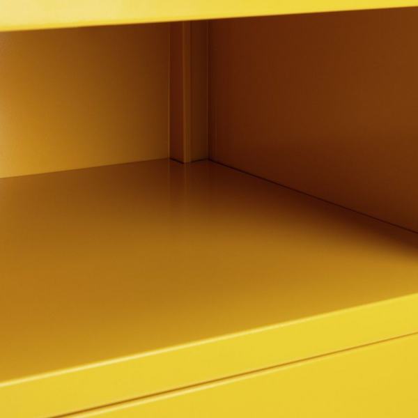 Habitat Stevie 1 Door Bedside Table - Mustard 17729047
