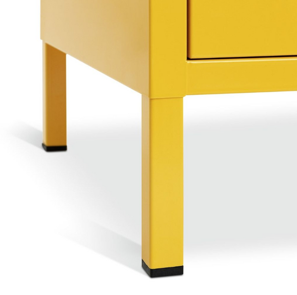 Habitat Stevie 1 Door Bedside Table - Mustard 17729047