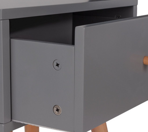 Habitat Otto 1 Drawer Bedside Table - Grey 17831454