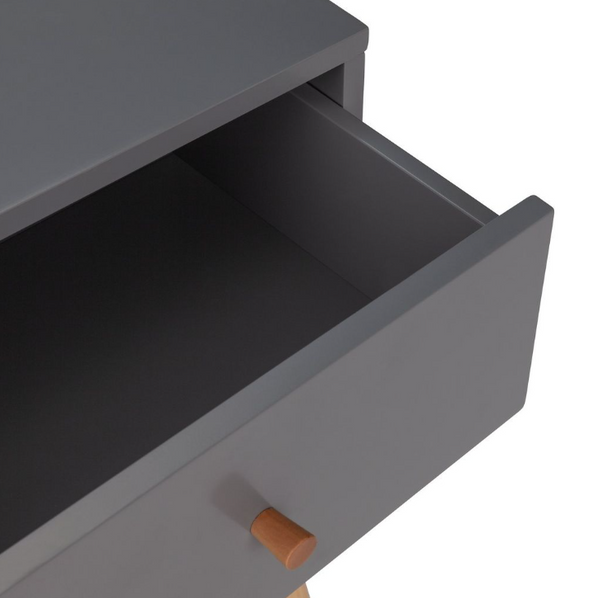 Habitat Otto 1 Drawer Bedside Table - Grey 17831454