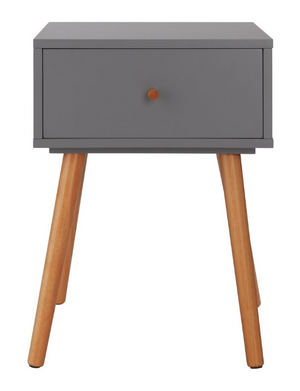 Habitat Otto 1 Drawer Bedside Table - Grey 17831454