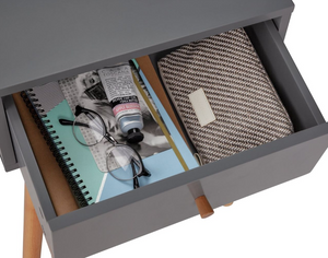Habitat Otto 1 Drawer Bedside Table - Grey 17831454