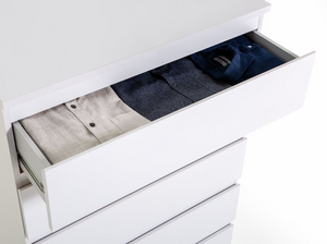 Jenson 5 Drawer Chest - Matte White 17571130