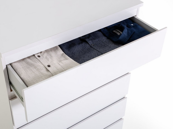 Jenson 5 Drawer Chest - Matte White 17571130