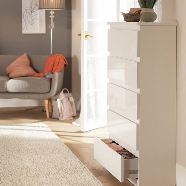 Jenson 5 Drawer Chest - Matte White 17571130