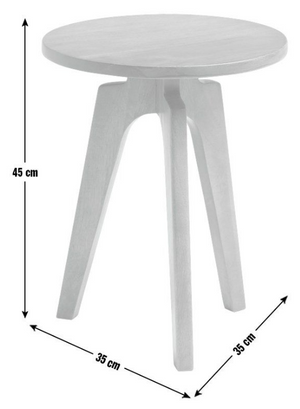 Habitat Bonnie Side Table - Walnut 13421703