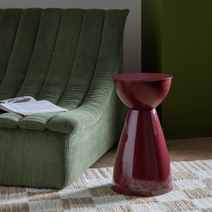 Habitat Mel Side Table - Dark Red 17733882