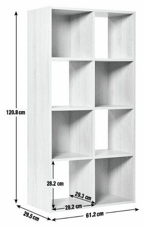 Squares 8 Cube Storage Unit - Grey 13247028