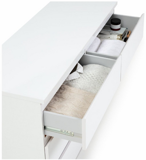 Jenson 6 Drawer Chest - Gloss White 17571075