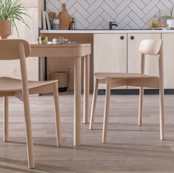 Habitat Nina Solid Birch Dining Chair - Natural 13416378