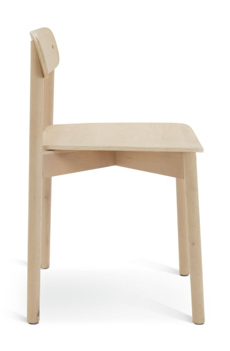 Habitat Nina Solid Birch Dining Chair - Natural 13416378
