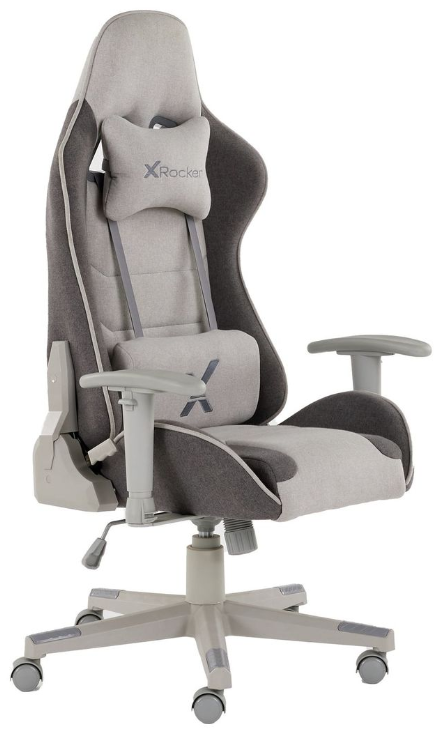X Rocker Alpha Fabric Office Gaming Chair - Grey 13244186