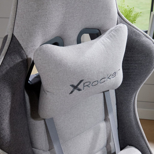 X Rocker Alpha Fabric Office Gaming Chair - Grey 13244186
