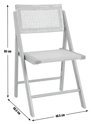 Habitat Peio Rattan Folding Dining Chair - Natural 13086997