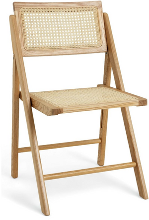 Habitat Peio Rattan Folding Dining Chair - Natural 13086997