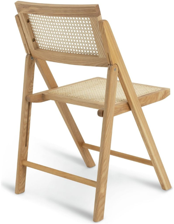 Habitat Peio Rattan Folding Dining Chair - Natural 13086997