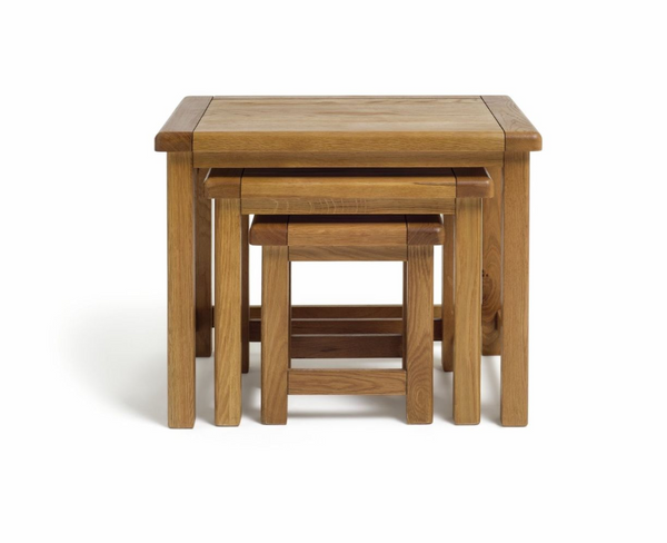 Kent Nest of 3 Tables - Oak 17565995