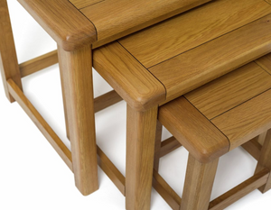 Kent Nest of 3 Tables - Oak 17565995