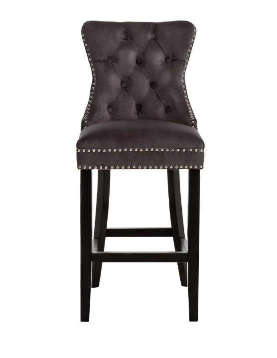 Princess Stud Bar Stool - Charcoal 18497426