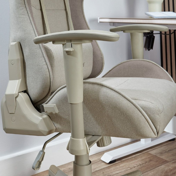 X Rocker Alpha Fabric Office Gaming Chair - Beige 17314263