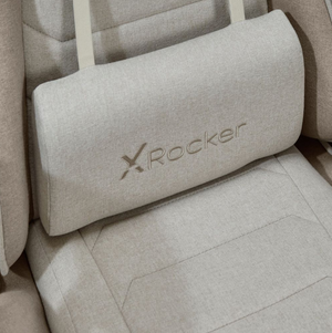 X Rocker Alpha Fabric Office Gaming Chair - Beige 17314263