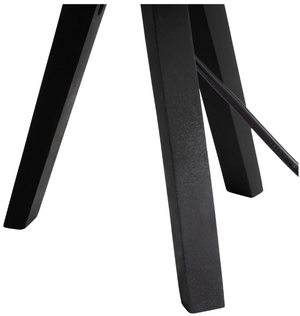Pine Mini Tripod Table Lamp - Black 17263266