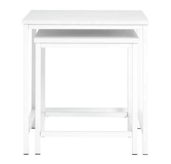 Toby Nest of 2 Tables - White 14581130