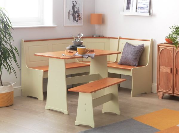 Haversham Pine Dining Table & 1 Pine Bench 17177400
