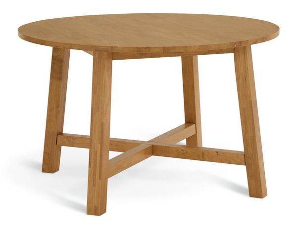 Habitat Trieste Round 4 Seater Dining Table - Oak 17317514