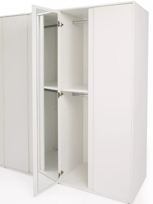 Lisson 6 Door Wardrobe - White W9Z01