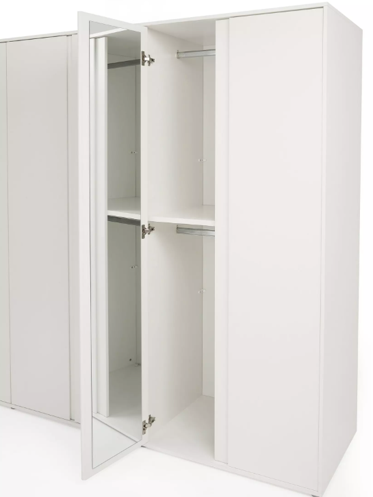 Lisson 6 Door Wardrobe - White W9Z01