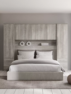 Prague Overbed Unit - White W3o68