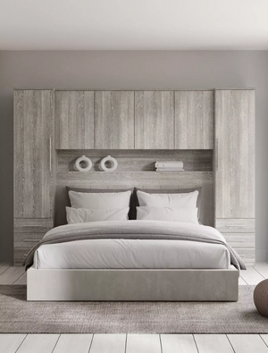 Prague Overbed Unit - White W3o68