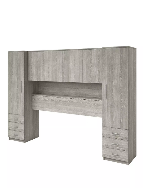 Prague Overbed Unit - White W3o68