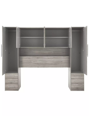 Prague Overbed Unit - White W3o68