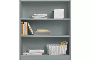 Argos Home Maine Short Bookcase - Grey 18514220