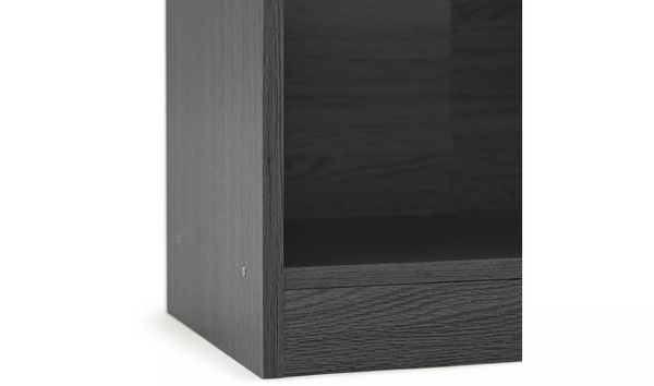 Argos Home Maine Short Bookcase - Black 1609359