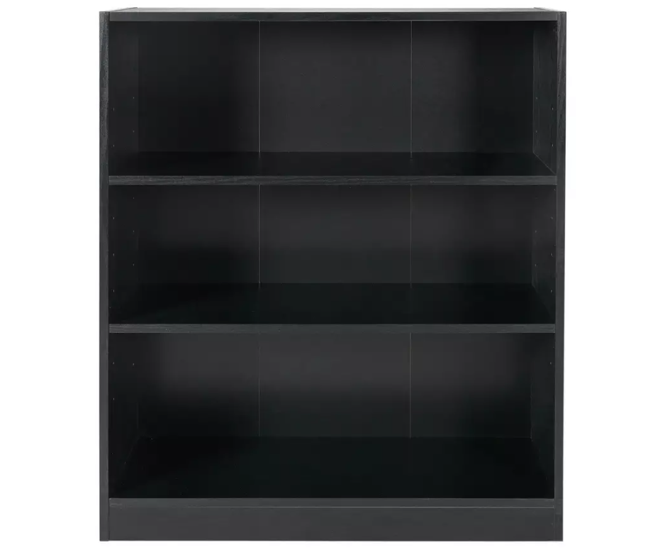 Argos Home Maine Short Bookcase - Black 1609359