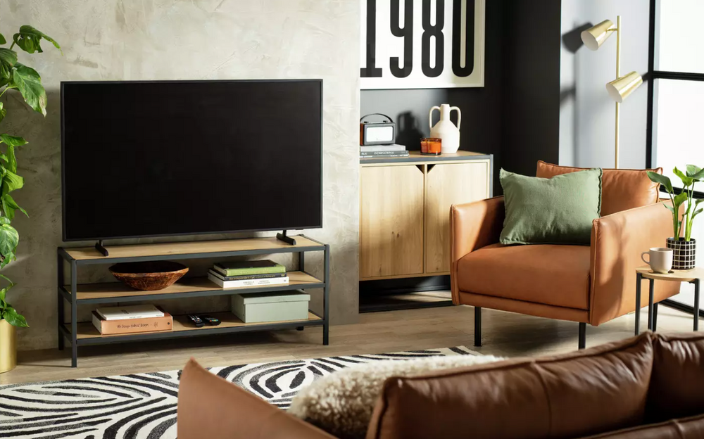 Loft Living TV Bench in Natural - 12158967