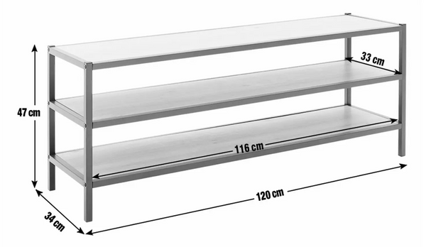 Loft Living TV Bench in Natural - 12158967