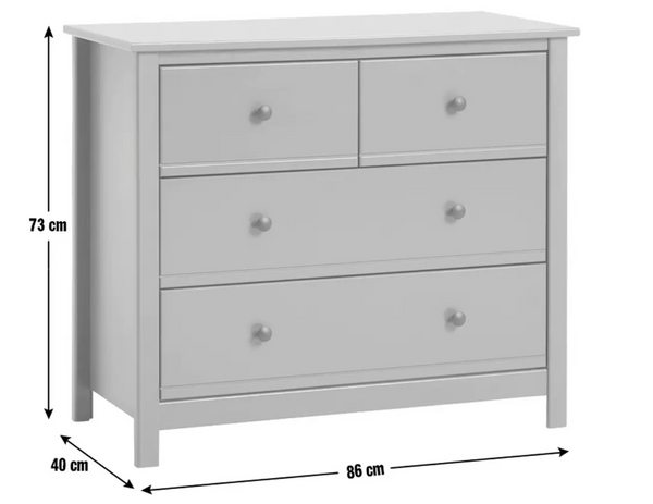 Habitat Brooklyn 4 Drawer Chest - Green 17041811