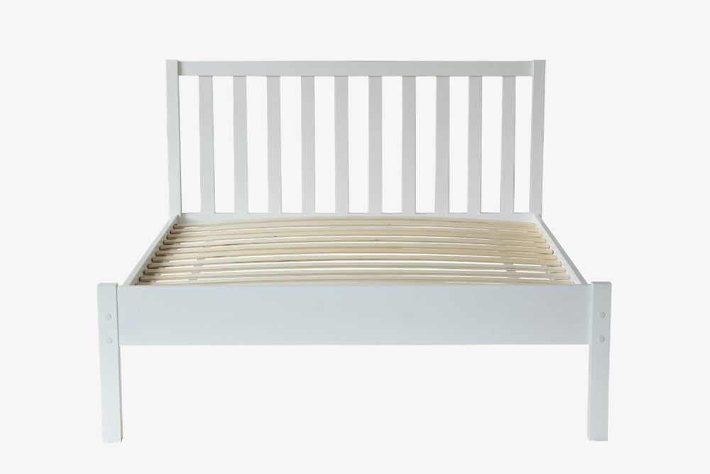 Lille Double Bed in White