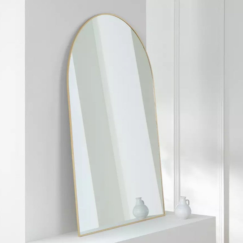 Habitat Gold Arch Wall Mirror - 100x70cm 17768053