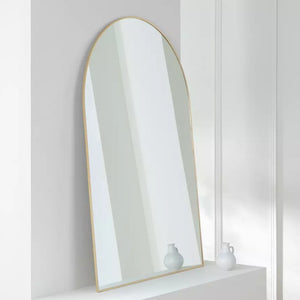 Habitat Gold Arch Wall Mirror - 100x70cm 17768053
