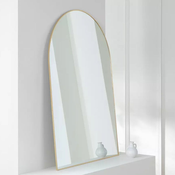 Habitat Gold Arch Wall Mirror - 100x70cm 17768053