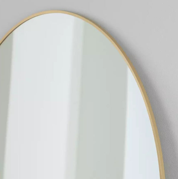 Habitat Gold Arch Wall Mirror - 100x70cm 17768053