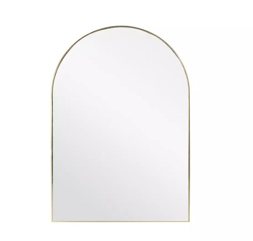 Habitat Gold Arch Wall Mirror - 100x70cm 17768053